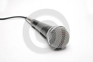 Isolated Microphone photo