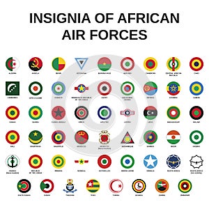 Insignia of african air forces