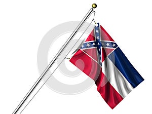 Isolated Mississippi Flag