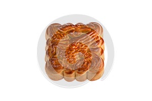 Isolated Moon Cake with Bird