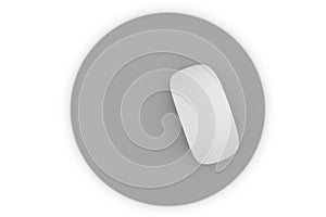 isolated mousepad mockup