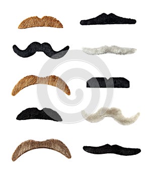 Isolated Moustaches photo