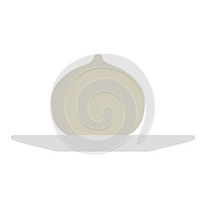 Isolated nikuman on a white background