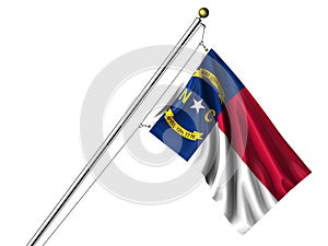Isolated North Carolina Flag