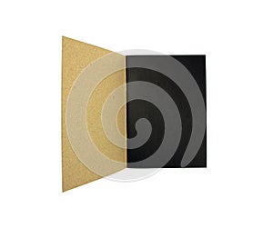 Isolated notebook on white