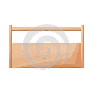 Isolated object of box and toolbox icon. Graphic of box and storage vector icon for stock.