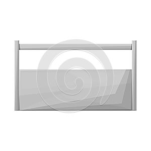 Isolated object of box and toolbox symbol. Graphic of box and storage stock vector illustration.