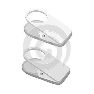 Vector illustration of clothespeg and peg icon. Set of clothespeg and laundry stock vector illustration. photo