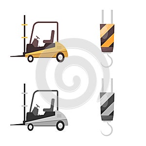 Isolated object of goods and cargo icon. Collection of goods and warehouse vector icon for stock.
