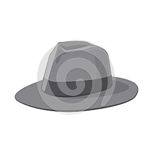 Isolated object of headgear and cap symbol. Collection of headgear and accessory vector icon for stock.