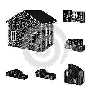 Isolated object of renovation and infrastructure icon. Set of renovation and home stock vector illustration.