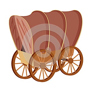 Isolated object of stagecoach and wagon logo. Collection of stagecoach and ride stock symbol for web.