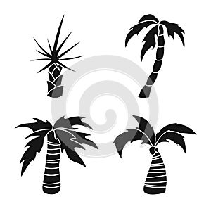 Isolated object of travel and ecology sign. Collection of travel and beach stock vector illustration.