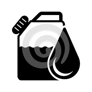 Isolated oil galloon container icon