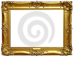 Vintage Ornate Gold Frame photo