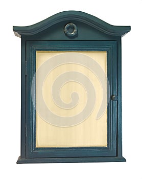 Isolated old keyholder with clipping path