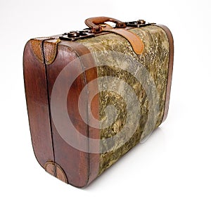 Isolated Old Suitcase