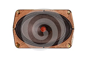 Isolated Old Vintage Music Dynamic Speaker