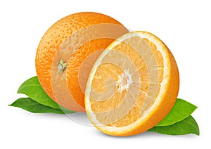 Isolated orange fruits