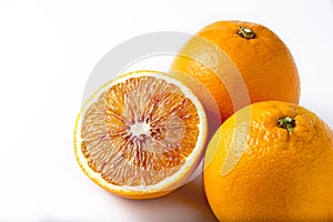 Isolated oranges