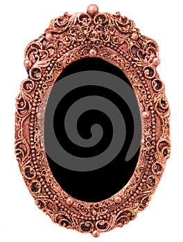 Isolated ornate frame