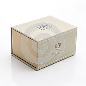 Packaging box on white background