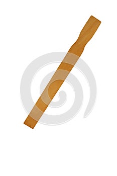 Isolated paint stirrer stick on white