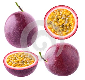 Isolated passion fruit collection photo