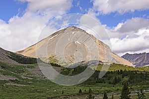 Isolated Peak in the Mountains photo