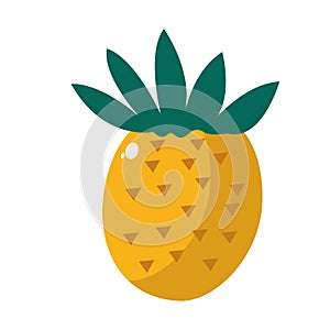 Isolated pineapple icon