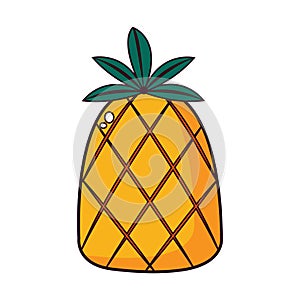 Isolated pineapple icon