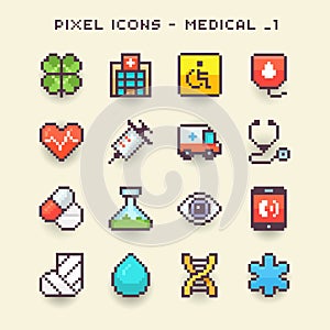 Pixel icons-medical 1 photo