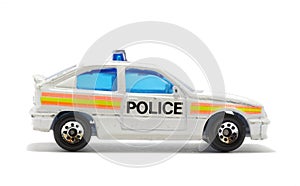 Isolated police car toy
