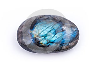 Isolated polished labradorite