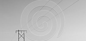 Isolated Powerline B/W