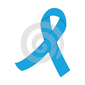 Isolated prostate cancer awareness ribbon Vector