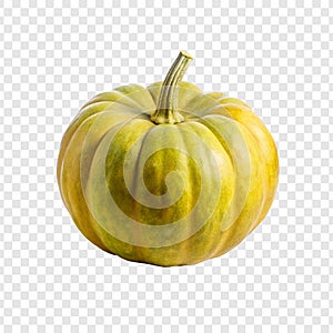 Isolated pumpkin on a transparent background photo