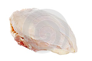 Isolated raw chicken breast