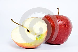 Isolated red apple