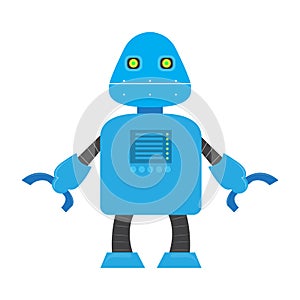 Isolated robot toy - Vector