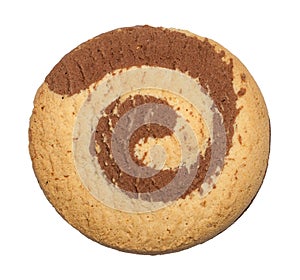 Isolated round cookie