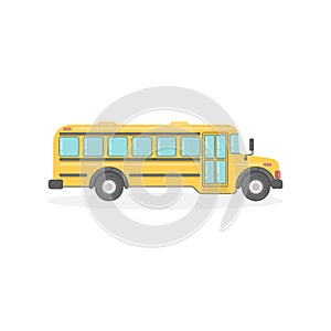 Isolated school bus.