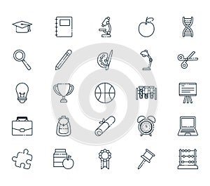 Isolated school icon set vector design