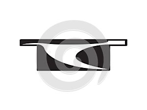 Isolated semibreve icon