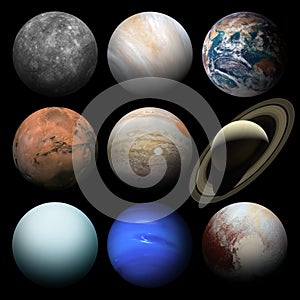 Isolated set of planets in the Solar system
