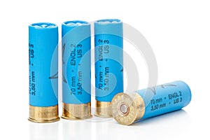 Isolated shotgun shells