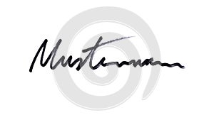 Isolated Signature: Mustermann