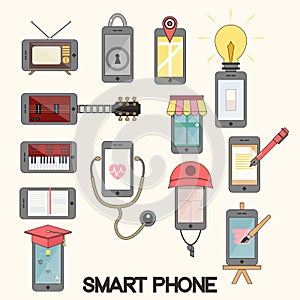 Isolated smartphone functions for life