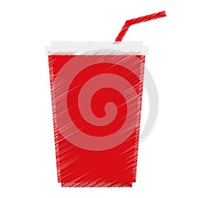 Isolated soda drink design