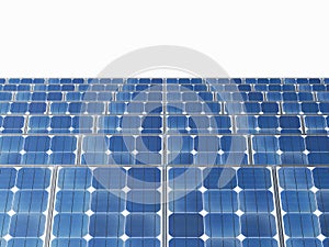 Isolated solar panels